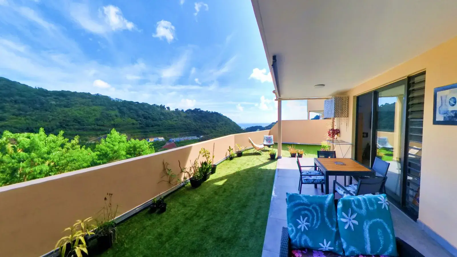 Aperçu terrasse du logement de démonstration